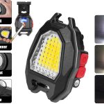 COB Keychain Light With Cigarette Lighter