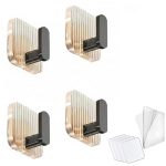 BLACK  WALL HOOK ( 4 PCS)