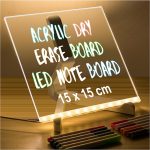Acrylic LED Message Board 15*15 CM