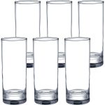 Round Water Glass 220 ml 6 pis set
