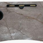 white Marble Laptop Table