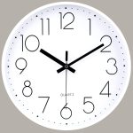WALL CLOCK WHITE WHITE
