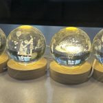 3D Crystal Ball Night Lamp(8 cm)