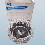 ROUND HEAVY CRYSTAL ASH TRAY