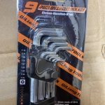 9 Pis l & Key Set Hex Key