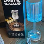 New crystal table lamp USB Charging Touch Lamp