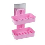 Double layer soap holder